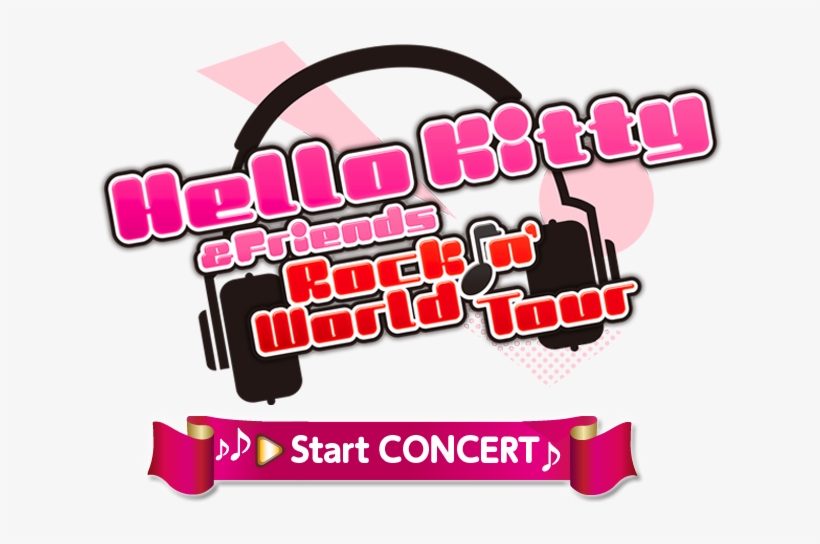 Hello Kitty &amp - Hello Kitty & Friends: Rock N' World Tour, transparent png download