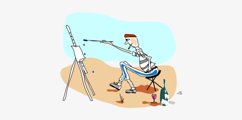 Painting Artist Painter Drawing - Artist Clip Art, transparent png download