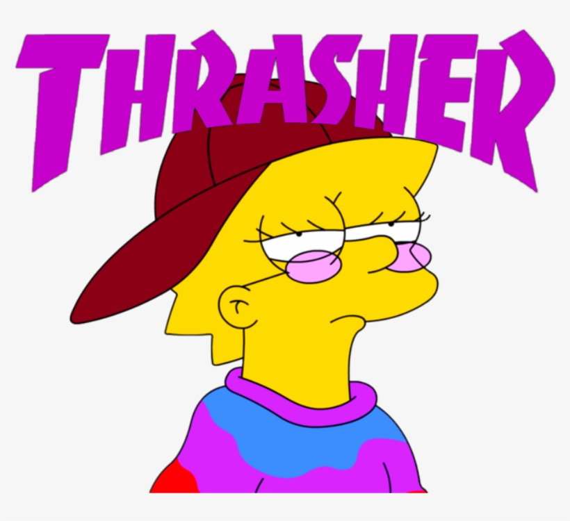 47 Images About Cartoon Png On We Heart It - Thrasher Png, transparent png download