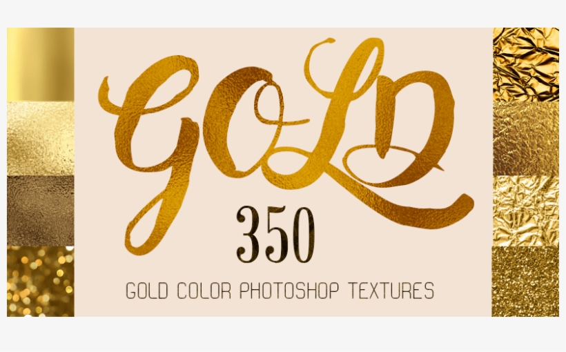 Download 350 Gold Color Textures Calligraphy Transparent