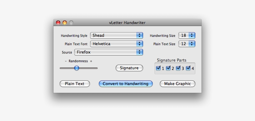 Vletter Handwriter Software - Tipos De Letras, transparent png download