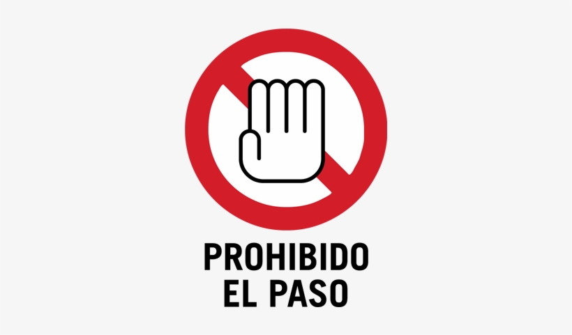 Resultado De Imagen De Carteles Y Pegatinas De Prohibido - Corruption Free Vectors, transparent png download