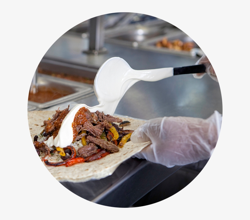 La Crème De La Sour Cream - Chipotle Store Sour Cream, transparent png download