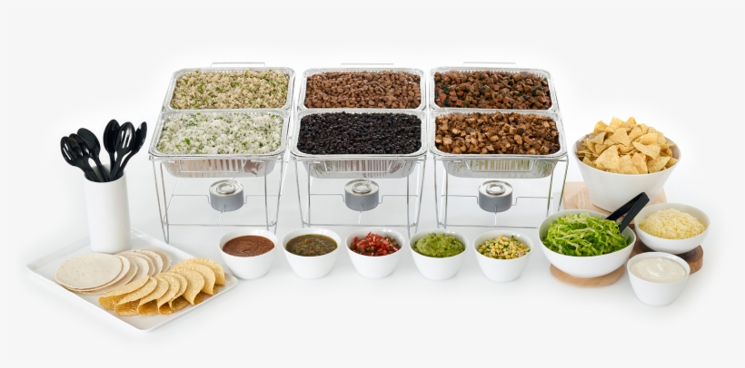 Chipotle Catering Spread - Pf Chang's Catering Reviews, transparent png download