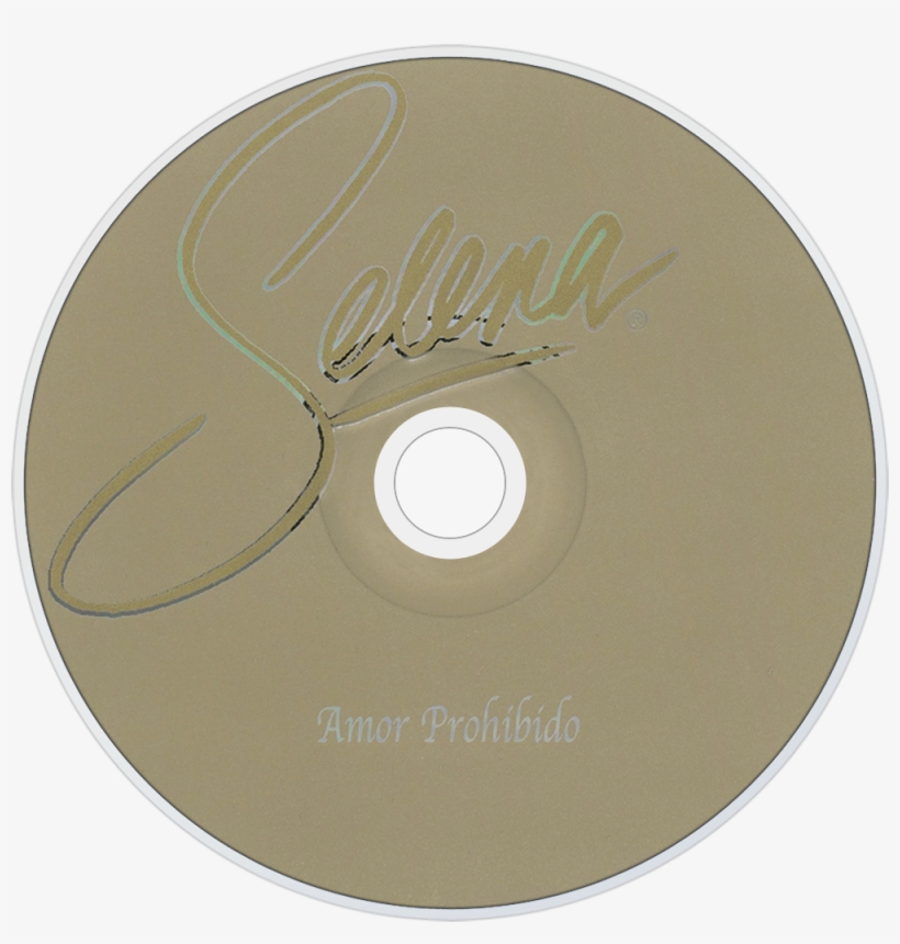 Selena Amor Prohibido Cd Disc Image - Cd, transparent png download
