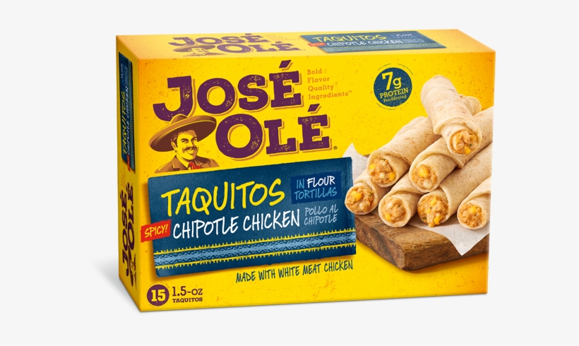 Jose Ole Taquitos Chicken & Cheese, transparent png download