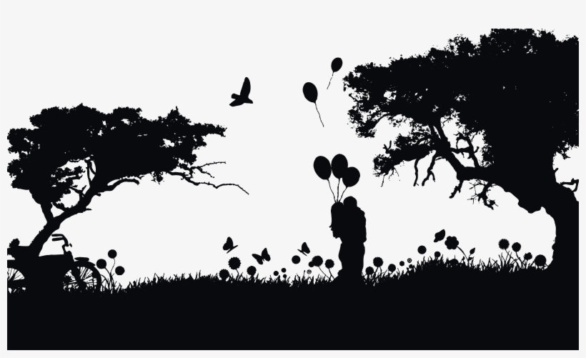 This Free Icons Png Design Of Love Landscape Silhouette, transparent png download