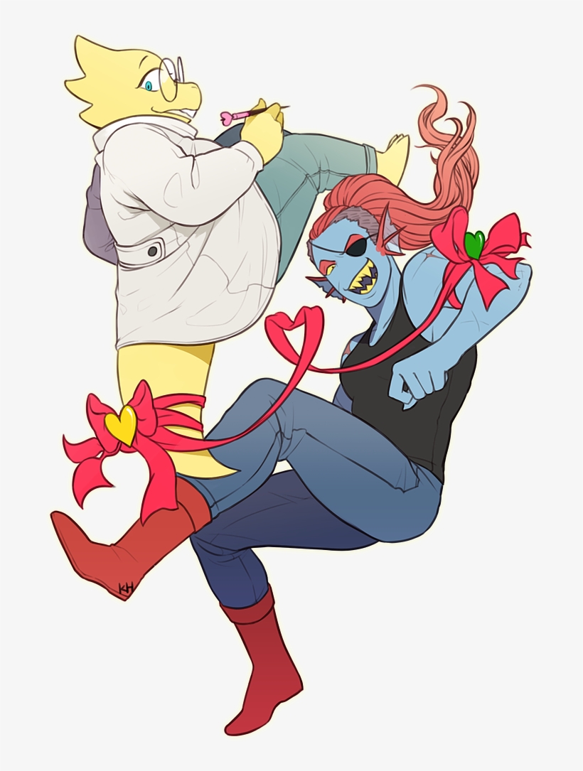 Banner Freeuse Stock Undertale Alphys X Alphyne Pinterest - Cartoon, transparent png download