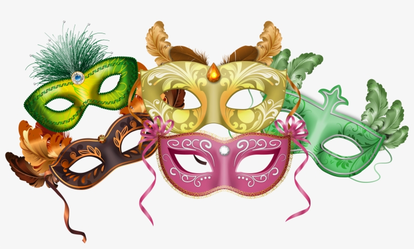 Den Marty Studio Carnival Masks Set Vector, transparent png download