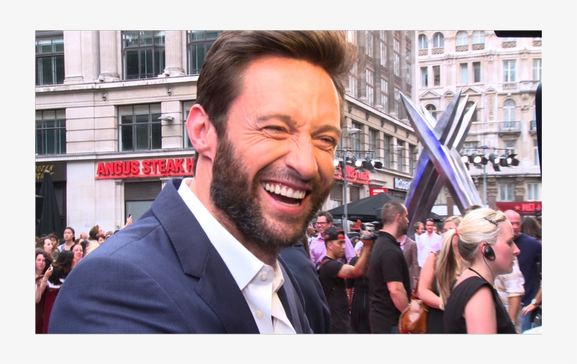 A Very Happy Hugh Jackman At 'the Wolverine' Uk Premiere - Premiere, transparent png download