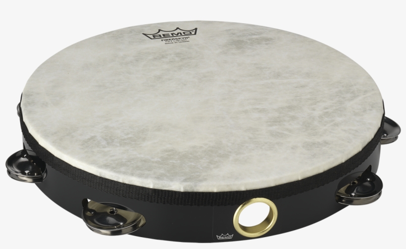 Remo Ta Praise Tambourine Religious Dove Png Tambourine - Remo Fiberskyn Tambourine - Quadura Black, 10", transparent png download
