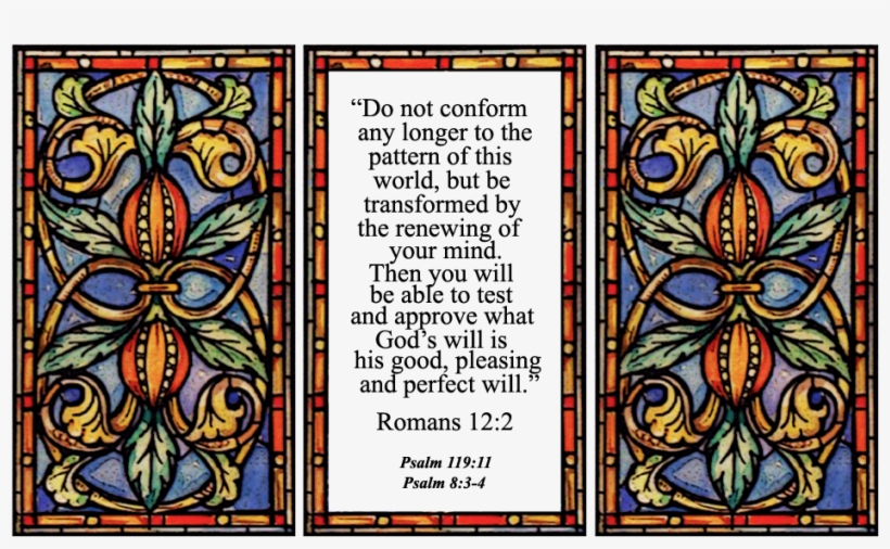 Window And Scriptures Christian Clip Art Review - Stained Glass, transparent png download