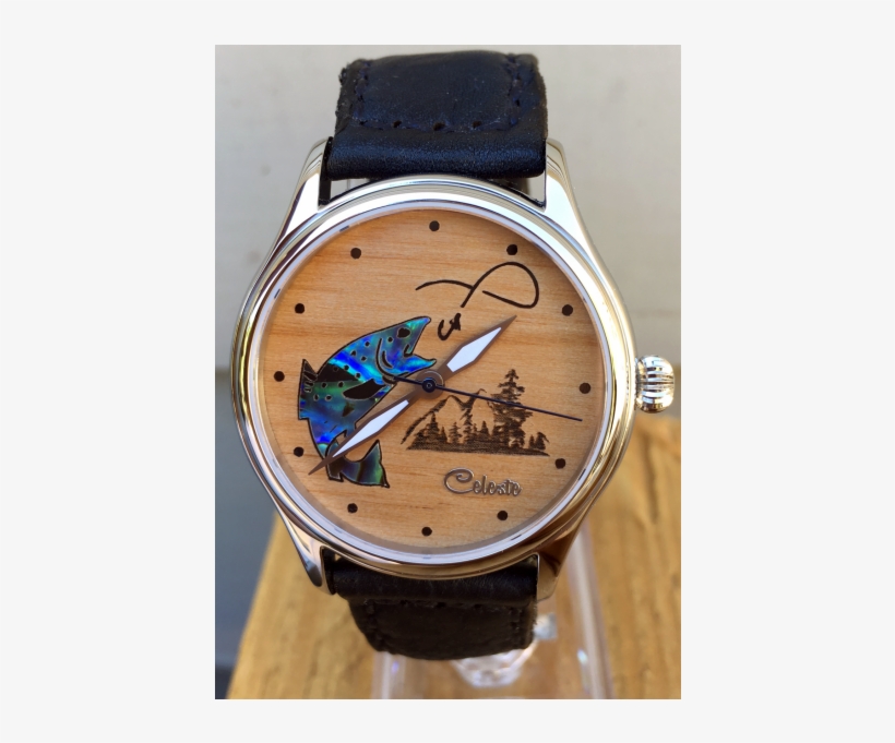 Hook 'em Fishing Watch - Analog Watch, transparent png download
