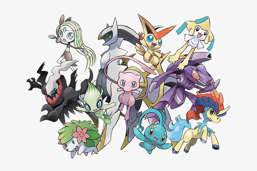 Mythical Pokémon Darkrai Is Coming To Gamestop - Genesect Keldeo Y Meloetta, transparent png download