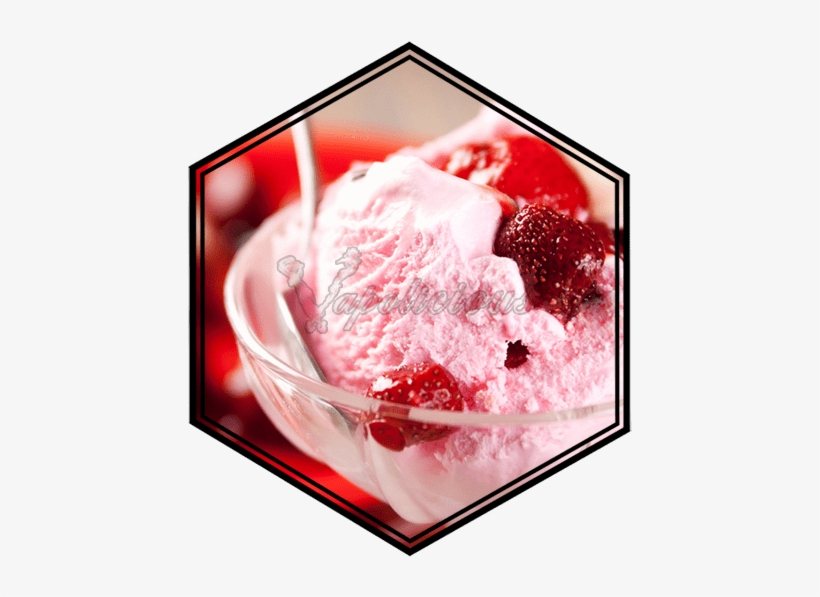 Strawberry Ice Cream - Delicious Ice Cream, transparent png download