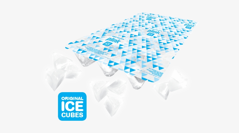 Each Tray Of Plink Smart Ice Contains 15 Ice-cubes, - Packaging Single Serve Icecubes, transparent png download