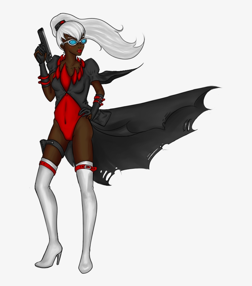 Darkrai Drawing Gijinka Banner Black And White Stock - Dark Skin Pokemon Gijinkas, transparent png download