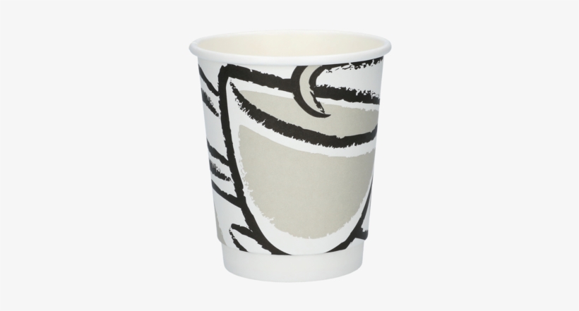 Paper Hot Cup Double Wall 8 Oz - Coffee Cup PNG Image | Transparent PNG ...