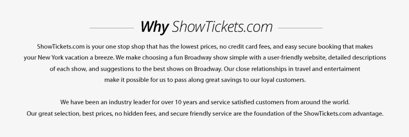 Why Showtickets - Com - User, transparent png download