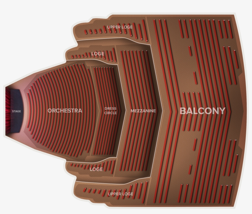 Phantom Of The Opera At Phantom Of The Opera At San - Civic Theatre San Diego Balcony, transparent png download