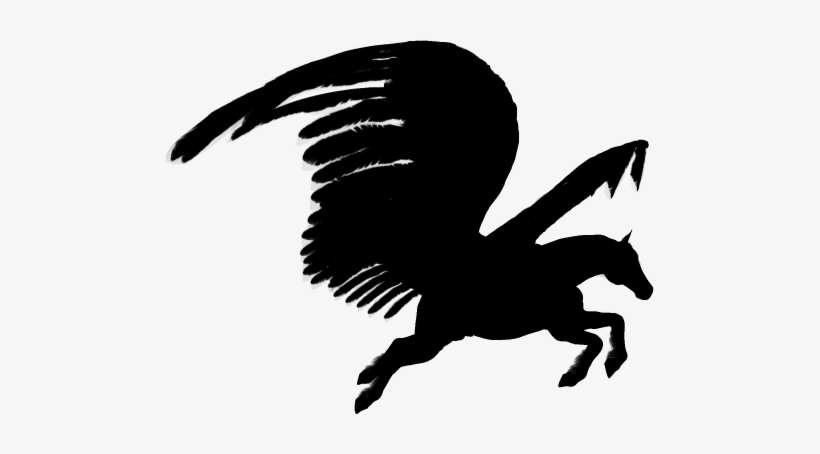 Pegasus Clip Art - Pegasus Silhouette No Background, transparent png download