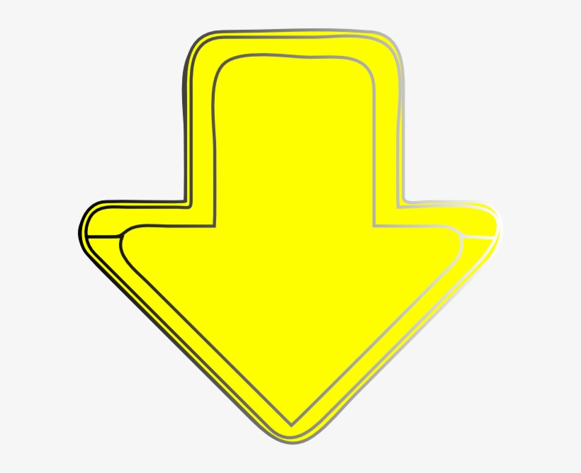 Down Arrow In Black Background, transparent png download