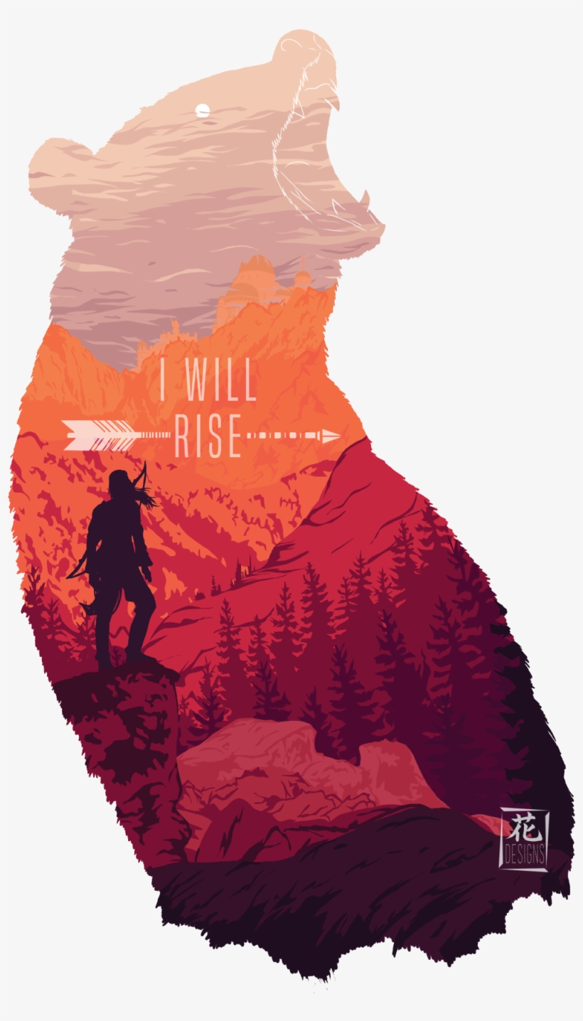 “ Rise Of The Tomb Raider Design Because Oh My God - Vyily 20 Year Celebration Tomb I Will Rise Beer-mugs, transparent png download