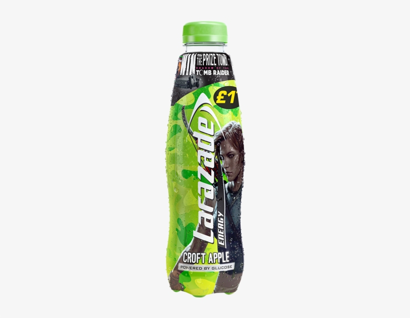 The Classic Lucozade Energy Orange And Original Flavours - Lara Croft Apple Lucozade, transparent png download