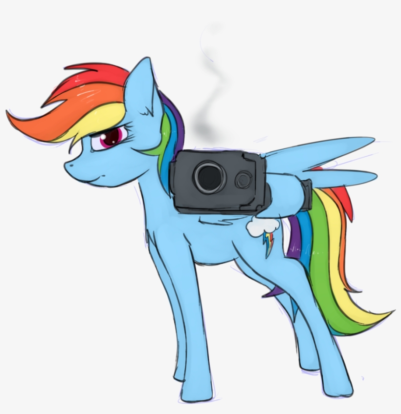 Marsminer, Backwards Cutie Mark, Gun, Gunsmoke, Looking - Artist, transparent png download
