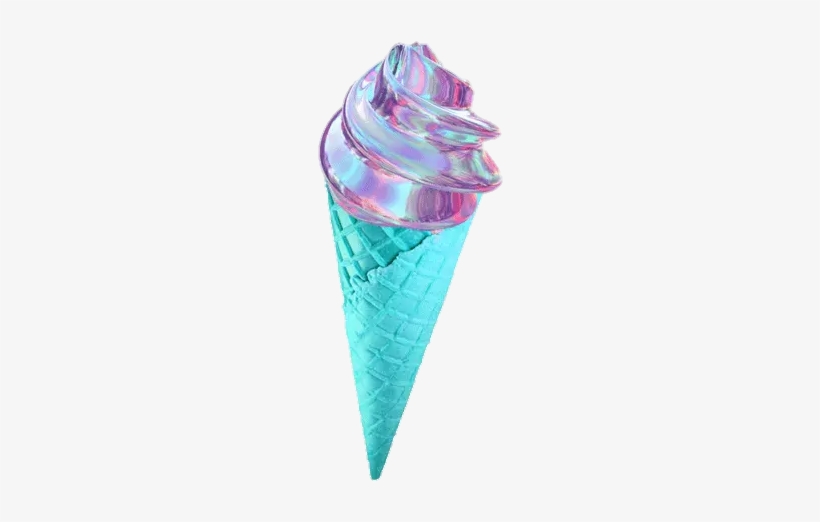 Seapunk Space Grunge Weird Grunge Transparent Png - Ice Cream Transparent Background, transparent png download