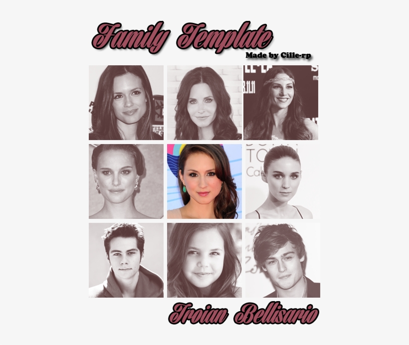 Family Template For Troian Bellisario Troian Bellisario Natalie Portman Png Image Transparent Png Free Download On Seekpng