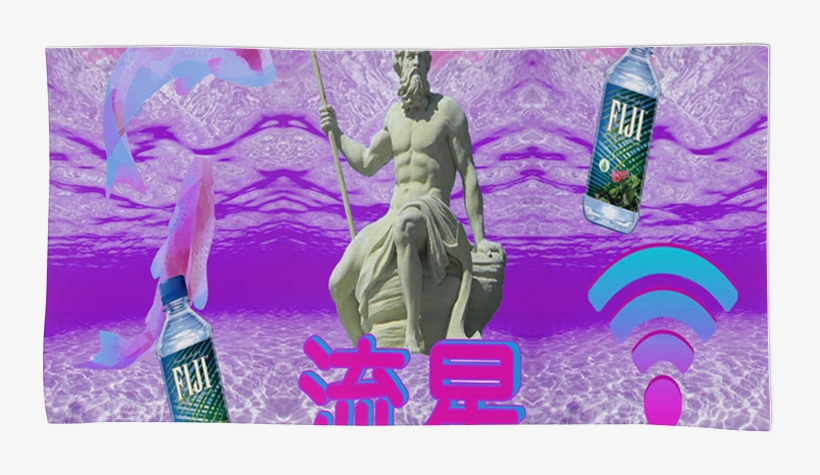 Toalha Seapunk-vaporwave De Amanda Genose Borgesna - Towel, transparent png download
