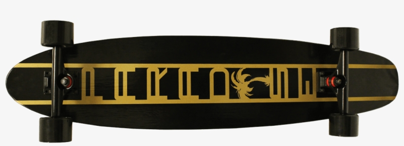 You Are Here - Longboard Black And Gold, transparent png download