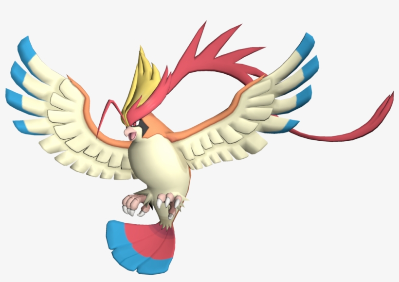 Mega Pidgeot Png - Mega Pidgeot Render, transparent png download