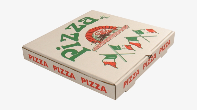 Pizza Box, Vegetale, Corrugated Cardboard, 32x32x3cm, - Pizza Box, transparent png download