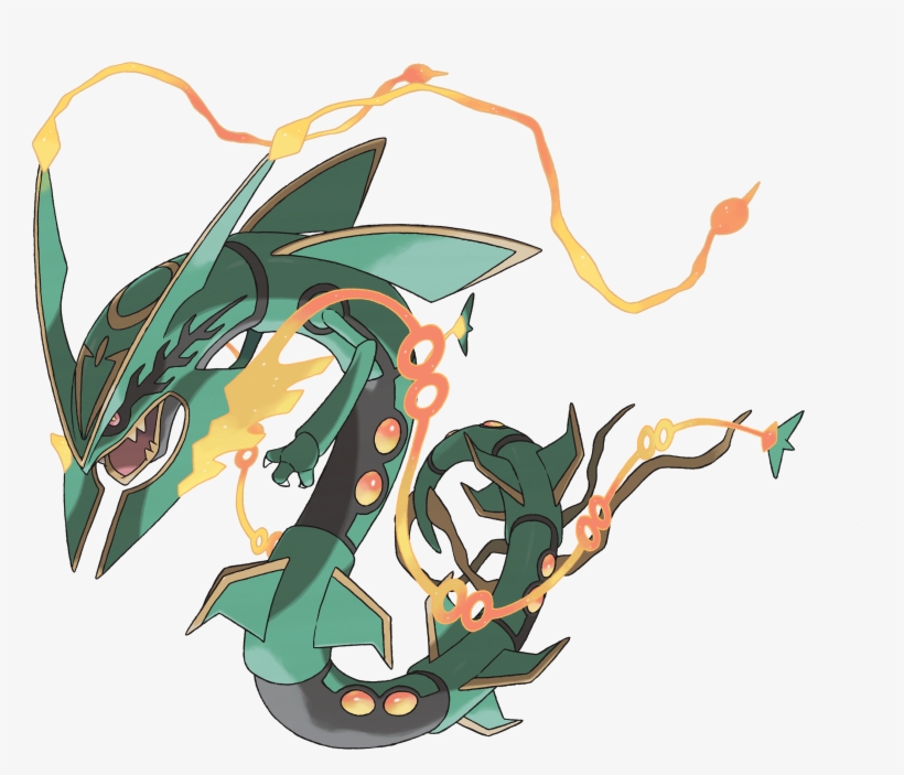M Rayquaza Official - Mega Rayquaza, transparent png download