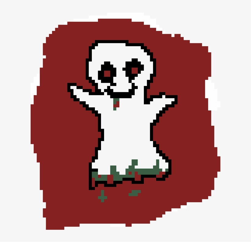 Scary Ghost Girl - Pixel Art, transparent png download