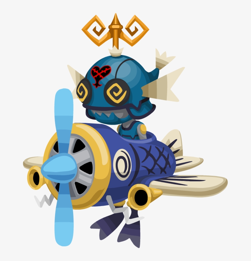 Carp Streamer Khx - Khux Large Scale Heartless, transparent png download