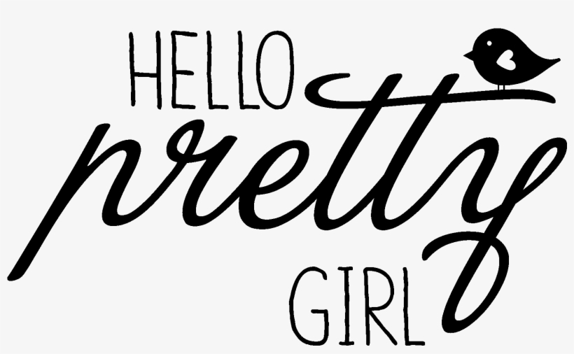 About A Girl Of The Day Hello - Calligraphy, transparent png download