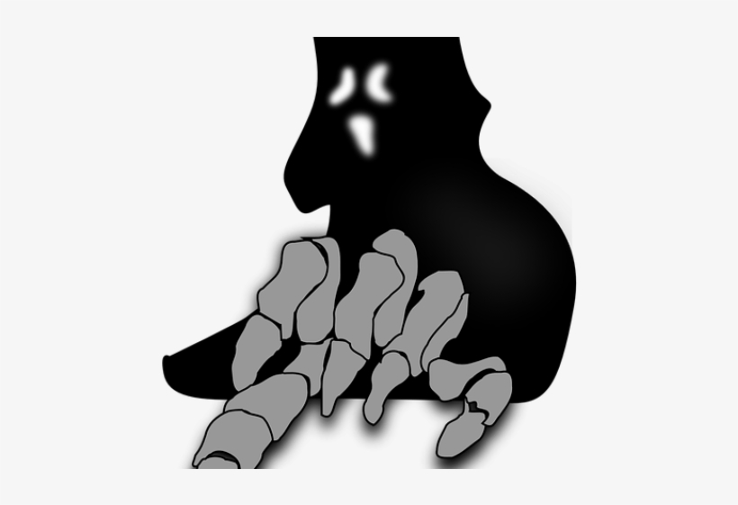 Creepy Clipart Scary Ghost - Scary Ghost, transparent png download