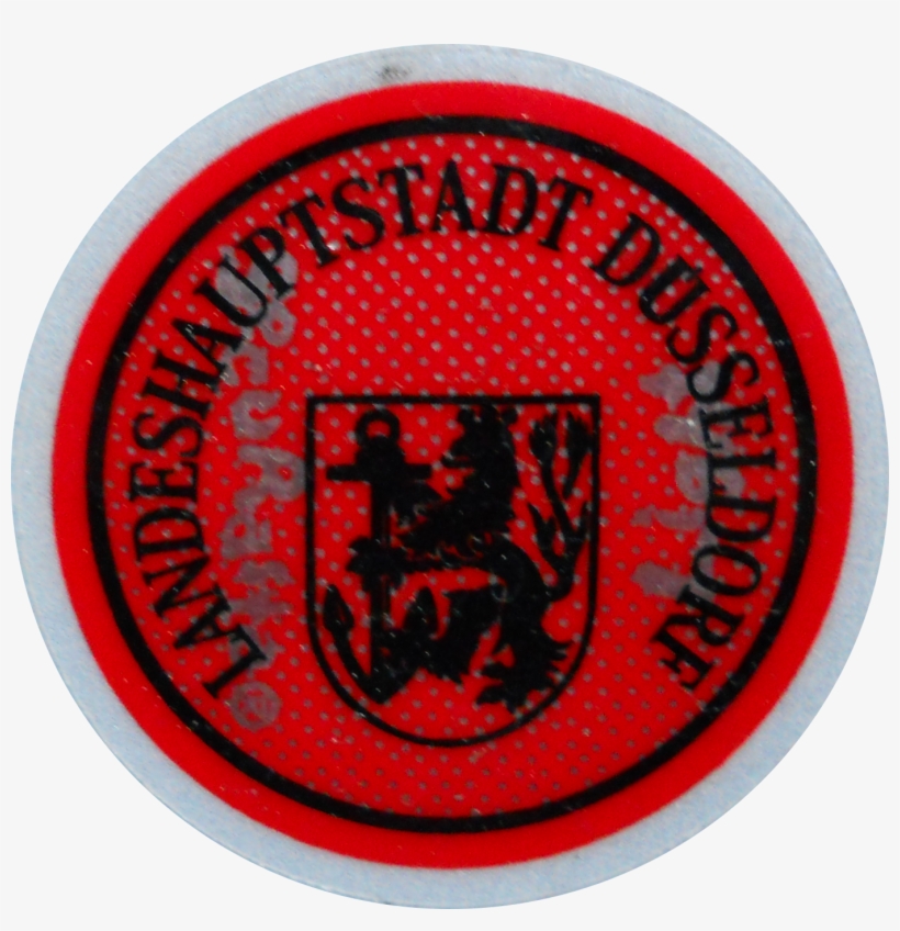 Rote Kfz-zulassungsplakette Landeshauptstadt Düsseldorf - New York City Police Department Detective Bureau, transparent png download