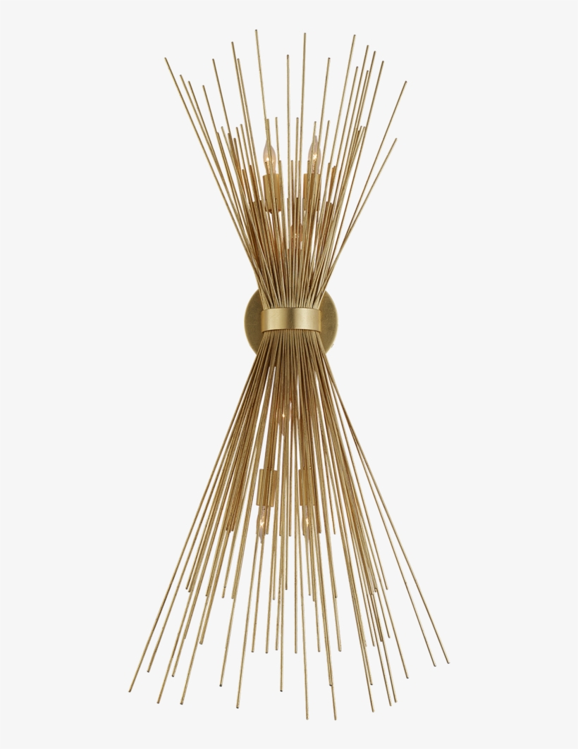 Kelly Wearstler Gold Sconce - Sconce, transparent png download