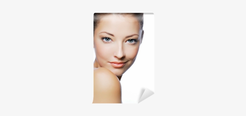 Close-up Portrait Of Sexy Caucasian Young Woman Wall - Photography Too High Contrast, transparent png download