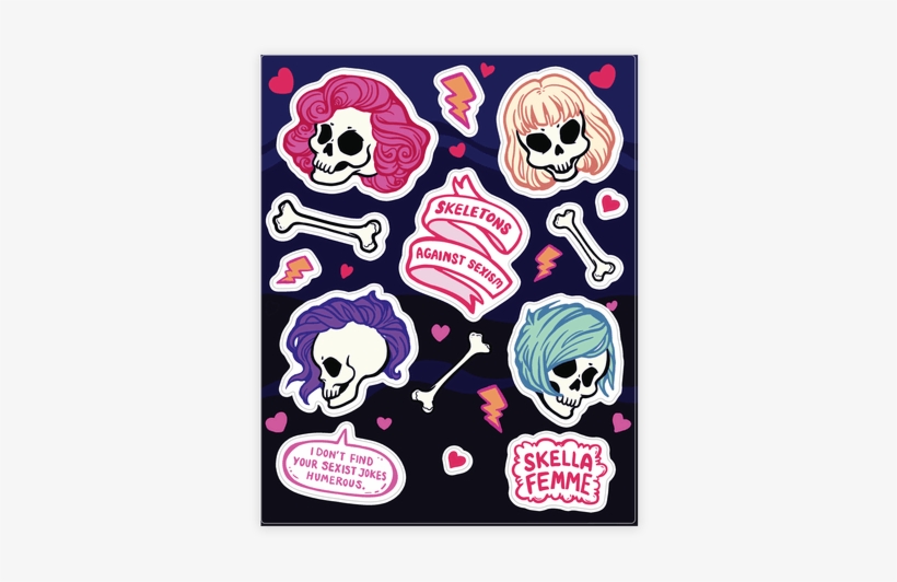 Spooky Scary Feminists Are Here To Teach You A Lesson - Spooky Stickers, transparent png download
