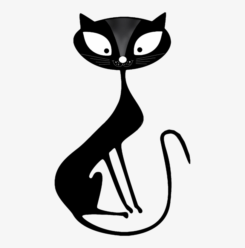 Gatos (500×800) - Cat Drawing Png, transparent png download