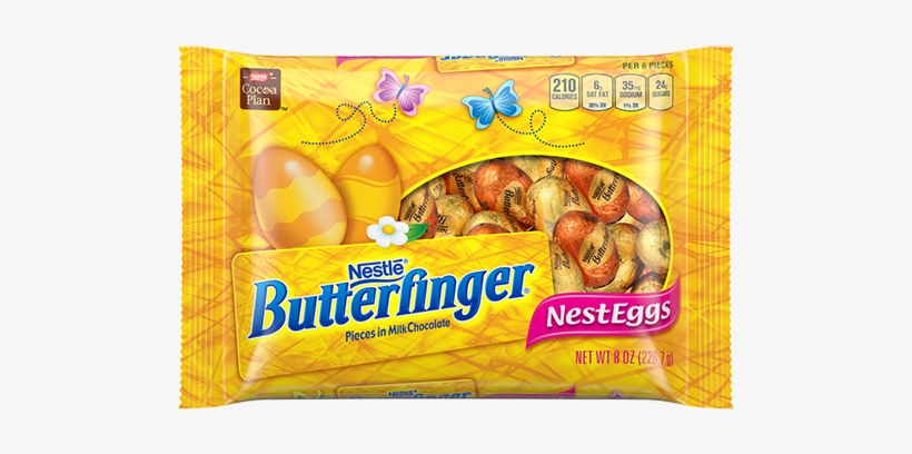 Bag For Fresh Candy And Great Service, Visit - Nestle Butterfinger Nest Eggs - 8 Oz Bag, transparent png download