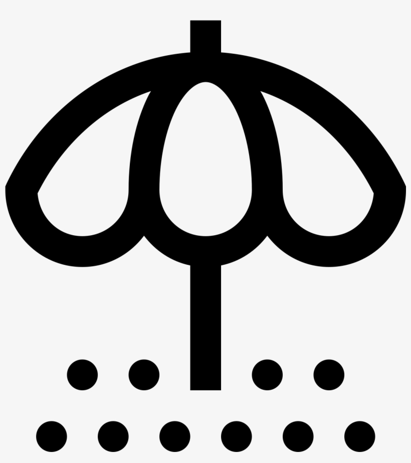 Parasol Plażowy Icon - Circle, transparent png download