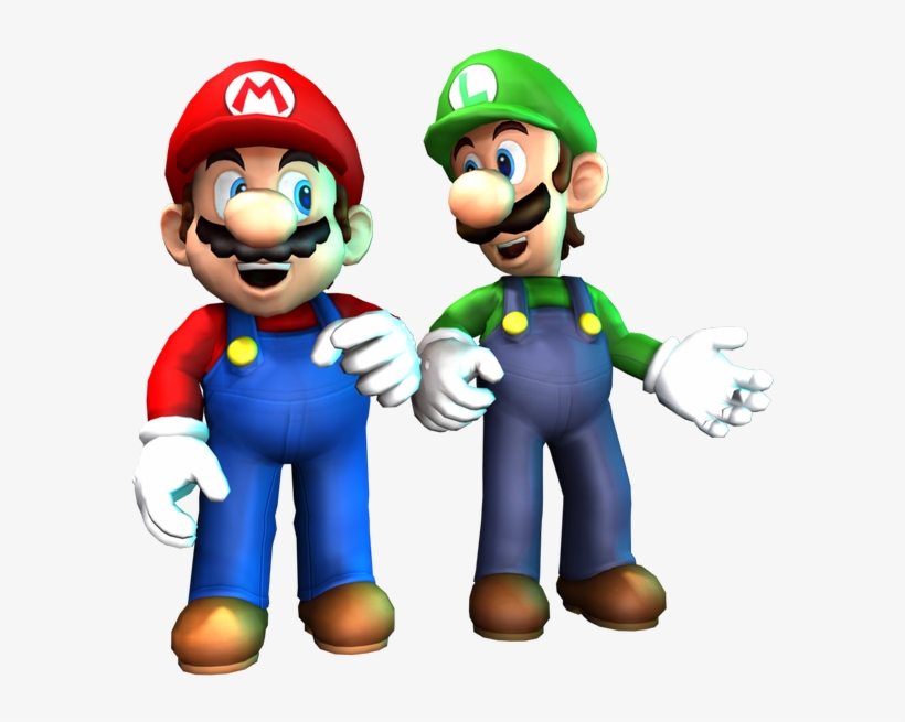 Treesicle On Twitter - Mario Talking To Luigi, transparent png download