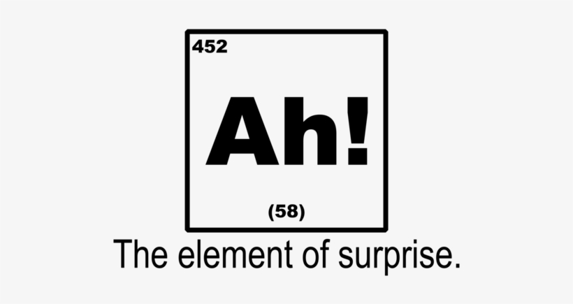 Ah Element Of Surprise Png, transparent png download