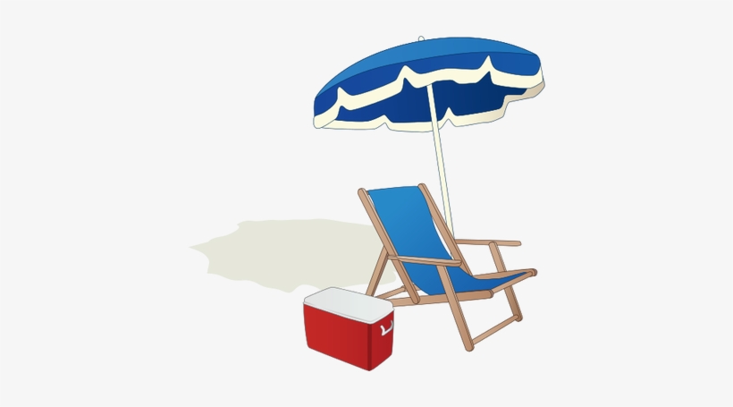 Beach Chairs And Umbrellas Png, transparent png download